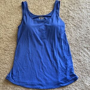 Lilly Pulitzer Blue Tank Top with Vibrant Print